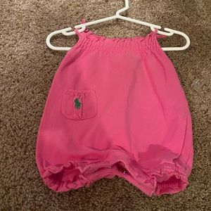 Ralph Lauren baby romper. Size 3m